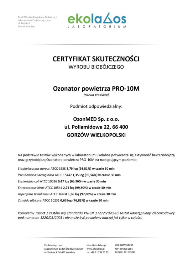 Certyfikat ekolabos